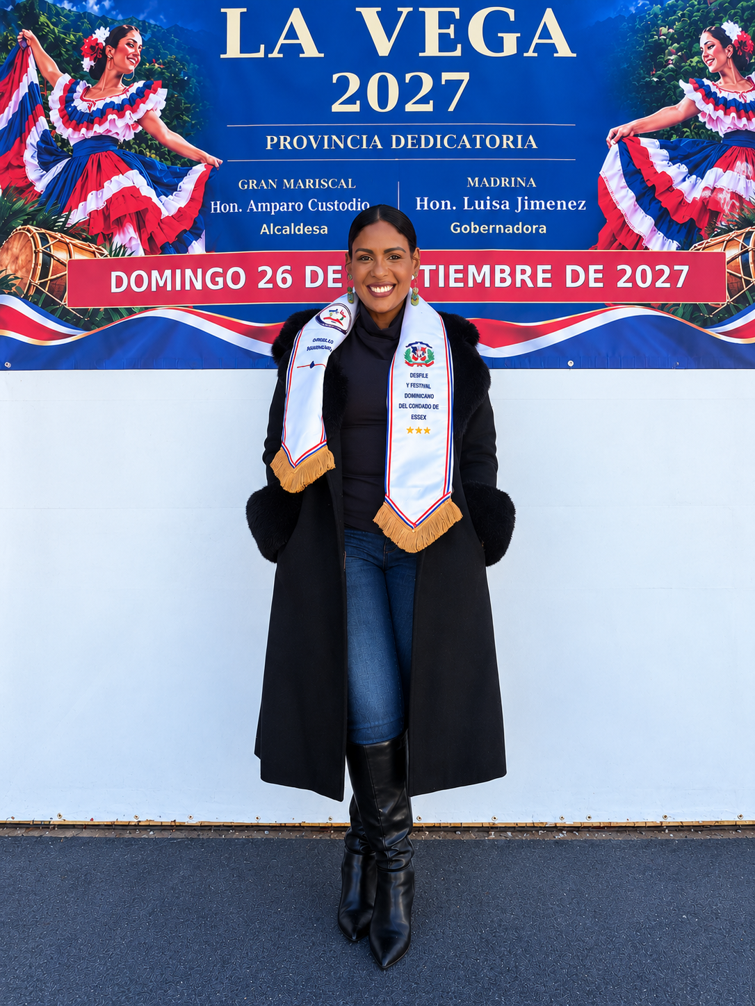 GIGI NÚÑEZ SE DESTACA COMO MADRINA INTERNACIONAL DEL DESFILE DOMINICANO DEL CONDADO DE ESSEX